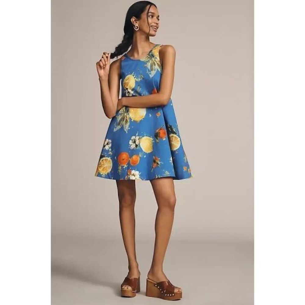 🔥NOT AVAILABLE 🔥Maeve / Anthropologie The Keiko Mini Dress By In Blue